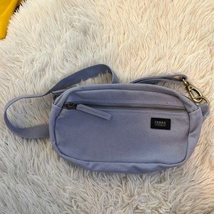 TERRA THREAD organic cotton canvas Fanny pack lavender